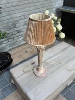 Antieke Stijl Lamp met Geplooide Kap, Antiek en Kunst, Antiek | Lampen, Ophalen of Verzenden