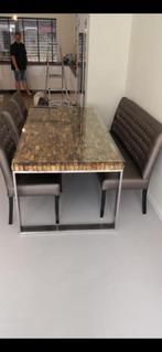 Rofra home eettafel, Ophalen of Verzenden, Zo goed als nieuw, 4 tot 6 stoelen