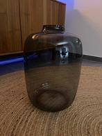 XL Glazen Vaas Intratuin antraciet. H 45 cm x B 32 cm, Overige kleuren, Ophalen of Verzenden, Minder dan 50 cm, Glas