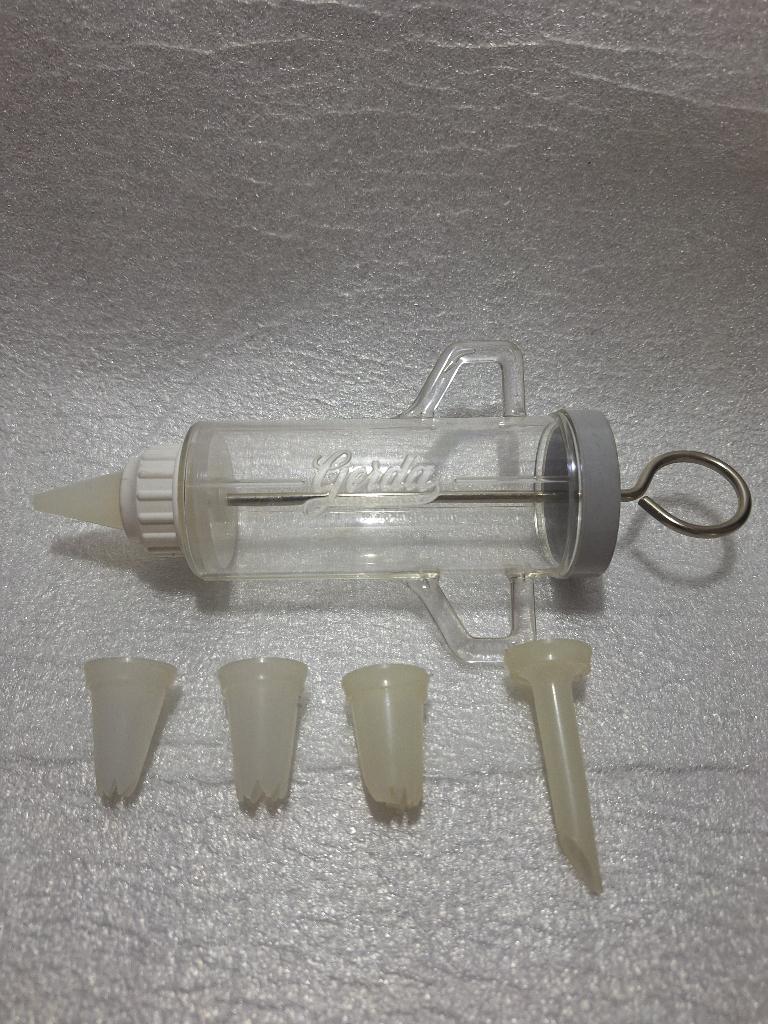 vintage garneerspuit, merk Gerda, Ophalen of Verzenden, Gebruikt