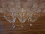 Set van 6 Kristallen Glazen, Ophalen, Glas of Glazen, Overige stijlen, Glas