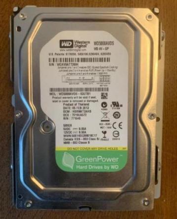 Western Digital 500GB SATA 3.5 HDD beschikbaar voor biedingen