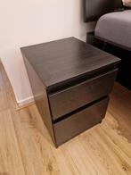 2 nachtkastjes - Hout - IKEA, Ophalen, Gebruikt, 55 tot 70 cm, 45 tot 65 cm
