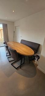 Super mooie eetkamerset, Ophalen, Zo goed als nieuw, Industrieel, 4 tot 6 stoelen