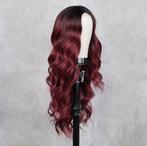 Rode Lange Golvende Pruik Rood Haar Haren Dames Vrouwen, Verzenden, Nieuw, Pruik of Haarverlenging