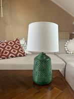 Groene Keramieken Tafellamp TK Maxx, Ophalen, Zo goed als nieuw, Stof, Minder dan 50 cm