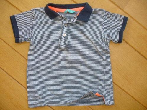 HEMA polo t- shirt blauw wit streep maat 86, Kinderen en Baby's, Babykleding | Maat 86, Zo goed als nieuw, Jongetje, Shirtje of Longsleeve