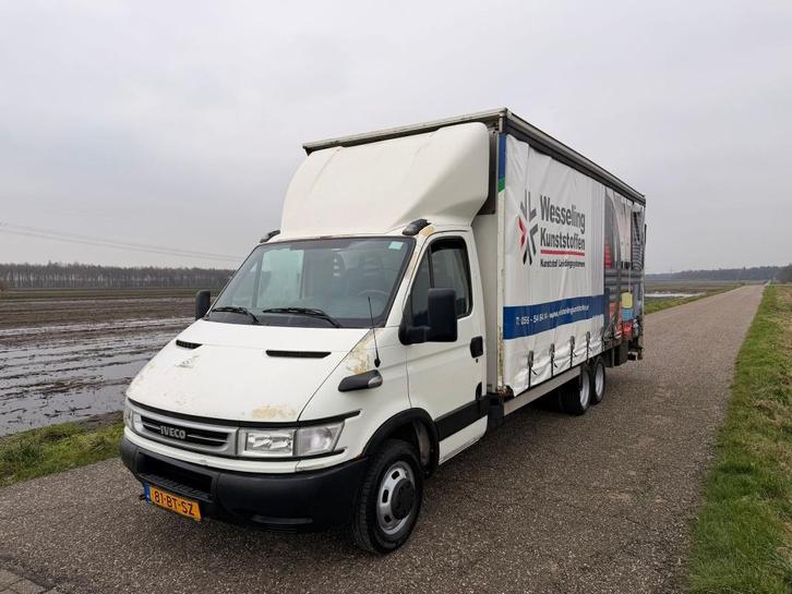 Iveco Daily 50C17 435 BE-TREKKER| VELDHUIZEN| APK 2X| 3-ZITS, Auto's, Bestelauto's, Bedrijf, Te koop, ABS, Alarm, Startonderbreker