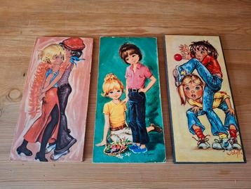 Jaren 60 70 wandpaneeltjes beschikbaar voor biedingen