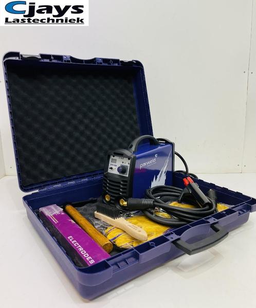 Parweld XTS 204 Elektrode Lasapparaat Koffer Draagbaar MMA, Doe-het-zelf en Verbouw, Gereedschap | Lasapparaten, Nieuw, Elektroden