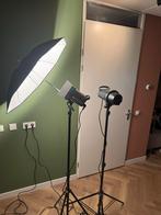 Elinchrom Studio Lampen Set - Compleet met Statieven, Ophalen of Verzenden, Zo goed als nieuw, Lamp of Flitsset