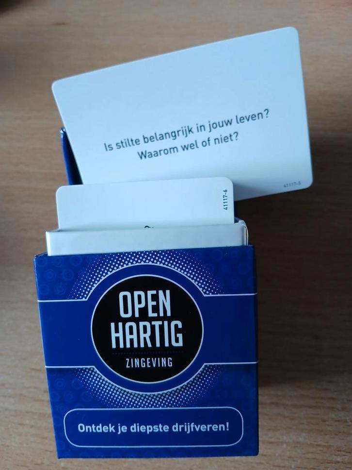 Openhartig Zingevingskaarten, Hobby en Vrije tijd, Gezelschapsspellen | Bordspellen, Nieuw, Een of twee spelers, Drie of vier spelers
