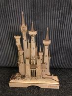 Disney houten beeld cinderella Assepoester kasteel met licht, Verzamelen, Disney, Ophalen of Verzenden, Assepoester of Belle, Zo goed als nieuw