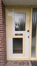Kwalitatief zware voordeur met driepuntsluiting, 80 tot 100 cm, Gebruikt, Ophalen of Verzenden, Buitendeur