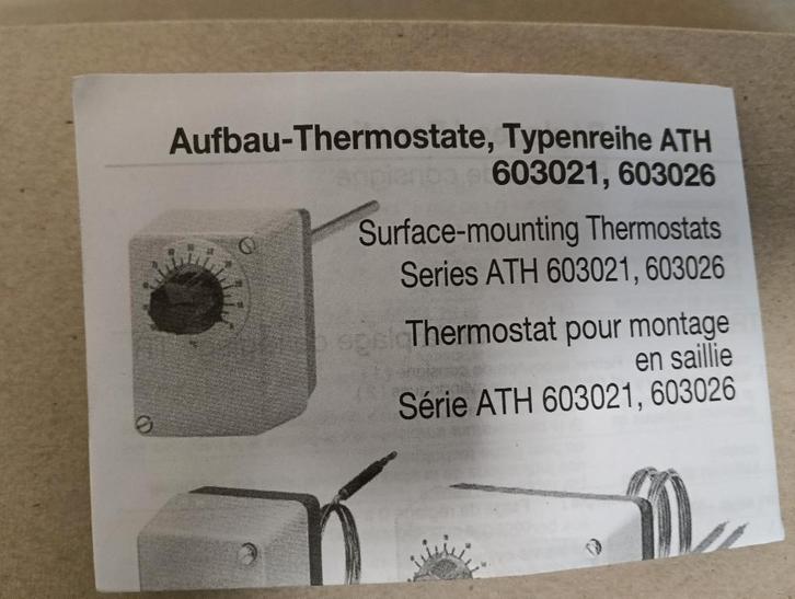 Jumo dompel thermostaat, Doe-het-zelf en Verbouw, Thermostaten, Nieuw, Ophalen of Verzenden