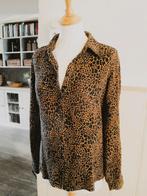 Cognac/zwart blousje GEISHA maat M, Kleding | Dames, Blouses en Tunieken, Maat 38/40 (M), Ophalen of Verzenden, Zo goed als nieuw