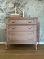 Oudroze Queen Ann ladekast - Landelijke Stijl, Huis en Inrichting, Kasten | Ladekasten, Ophalen, Gebruikt, 50 tot 100 cm, 25 tot 50 cm