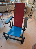 Rietveld-achtige armstoel, Ophalen, Gebruikt, Rood, Eén