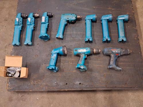 Partij Makita accu gereedschap – gebruikt – deels defect, Doe-het-zelf en Verbouw, Gereedschap | Slijpmachines, Gebruikt, Ophalen