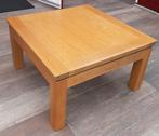 kleine licht eiken salontafel 80x80x45cm, Huis en Inrichting, Tafels | Salontafels, Ophalen, Gebruikt, Vierkant, Eikenhout