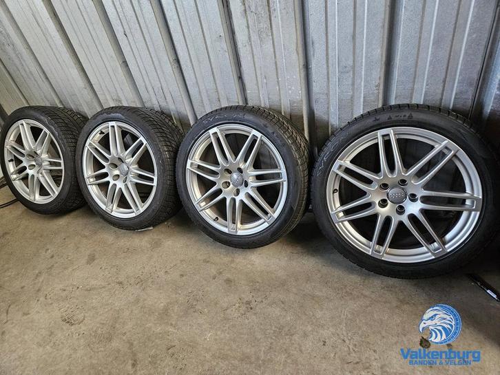 7-8mm! Originele Audi A6 C7 4G 19 inch velgen 5x112 winterba, Auto-onderdelen, Banden en Velgen, Banden en Velgen, Winterbanden