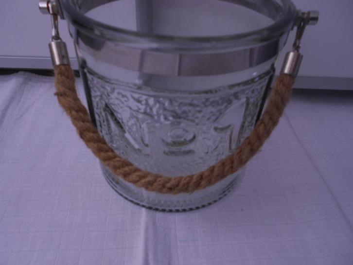 Glazen pot /voor planten/ windlicht, Huis en Inrichting, Woonaccessoires | Vazen, Zo goed als nieuw, Overige kleuren, Minder dan 50 cm