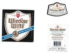 Bieretiket Wieckse Witte - brouwerij De Ridder  Maastricht, Ophalen of Verzenden, Gebruikt, Overige typen, Overige merken