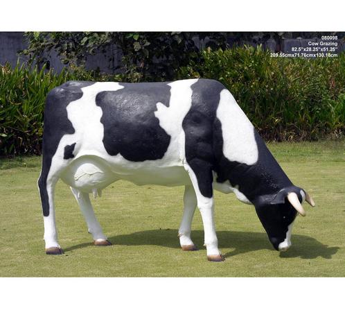 Hollandse Koe - koebeeld levensgroot polyester, Verzamelen, Dierenverzamelingen, Nieuw, Ophalen