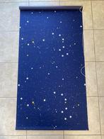 Rolgordijn verduisterend met sterren, Ophalen, Gebruikt, Blauw, 50 tot 100 cm
