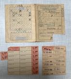 VOEDSELBONNEN + BOEKJE + ONTVANGSTBEWIJS WO2 1943-44 /F44, Verzamelen, Militaria | Tweede Wereldoorlog, Ophalen of Verzenden