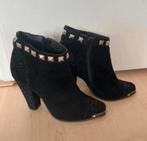 Zwart suede enkellaarsjes Super Trash 39, Ophalen of Verzenden, Zo goed als nieuw, Zwart