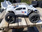 Tekno RC MT410 Monstertruck (Traxxas Maxx  / X-ray / losi), Elektro, Gebruikt, Auto offroad, Ophalen of Verzenden