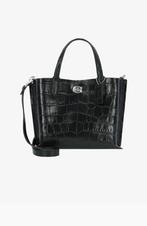 Originele Coach Willow Tote bag 24 Croc, Ophalen of Verzenden, Zo goed als nieuw, Zwart, Overige typen