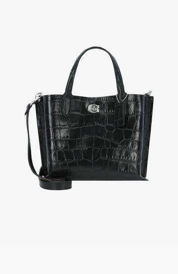 Originele Coach Willow Tote bag 24 Croc beschikbaar voor biedingen