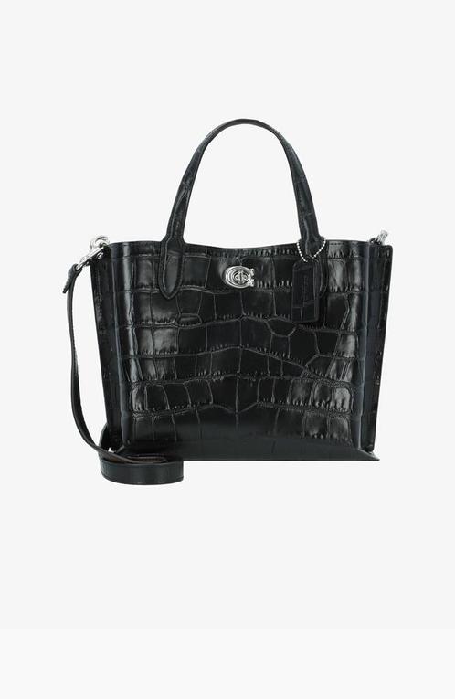 Originele Coach Willow Tote bag 24 Croc, Sieraden, Tassen en Uiterlijk, Tassen | Damestassen, Zo goed als nieuw, Overige typen