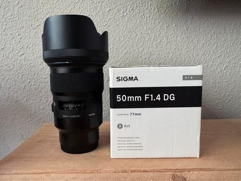 Sigma 50mm / f 1.4 DG HSM Art Sony FE, Audio, Tv en Foto, Fotografie | Lenzen en Objectieven, Zo goed als nieuw, Standaardlens
