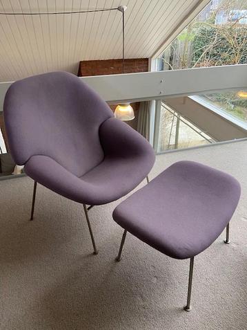 Artifort Pierre Paulin F555 space age fauteuil+ Ottoman beschikbaar voor biedingen