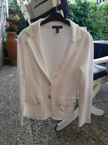 wit vest merk RALPH LAUREN maat S/P= 38 beschikbaar voor biedingen