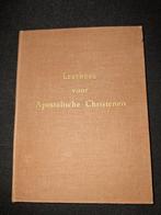 Leerboek voor Apostolische Christenen 1970, Christendom | Protestants, Ophalen of Verzenden, Zo goed als nieuw, Apostolische christenen