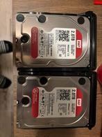 2x WD Red NAS schijf, Computers en Software, Harde schijven, Ophalen, Intern, 2TB, Western Digital (WD)