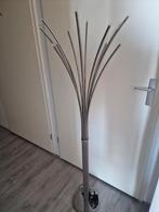 Ikea Hovnas staande lamp LED dimbaar zilver, Ophalen, 100 tot 150 cm, Zo goed als nieuw, Metaal