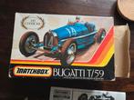 matchbox bugatti type 59, Hobby en Vrije tijd, Modelbouw | Auto's en Voertuigen, Overige merken, Gebruikt, 1:50 of kleiner, Auto