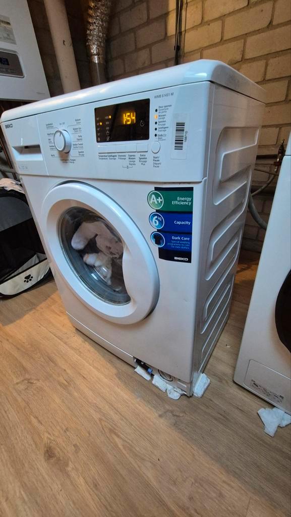 Beko Wasmachine - 6 kg, Witgoed en Apparatuur, Wasmachines, Gebruikt, Voorlader, 4 tot 6 kg, 85 tot 90 cm, 1200 tot 1600 toeren