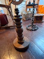 Houten Lampvoet, Huis en Inrichting, Lampen | Vloerlampen, Gebruikt, Klassiek, Ophalen of Verzenden, Minder dan 100 cm