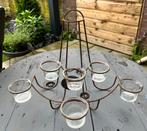 Waxinelichthouder voor aan de muur, Ophalen of Verzenden, Zo goed als nieuw, IJzer, Overige typen