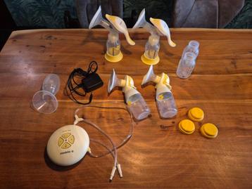 Medela Swing Maxi dubbele borstkolf (DEFECT) + 2 Medela hand beschikbaar voor biedingen