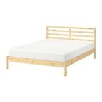 TARVA bedframe van ikea 140x200cm,, Huis en Inrichting, Slaapkamer | Bedden, Ophalen, Gebruikt, Wit, Tweepersoons