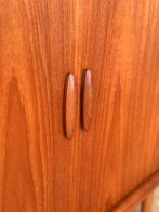 Vintage dressoir sideboard Dyrlund jaren 50/60 Deens design, Huis en Inrichting, Kasten | Dressoirs, Ophalen, 100 tot 150 cm, Teakhout