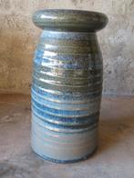 mooie blauw/grijs vaas, Blauw, Aardewerk of Porselein, Ophalen of Verzenden, Zo goed als nieuw