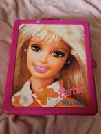 Vintage barbie koffer met 2 barbies en extra's, Verzamelen, Poppen, Ophalen of Verzenden, Zo goed als nieuw, Pop